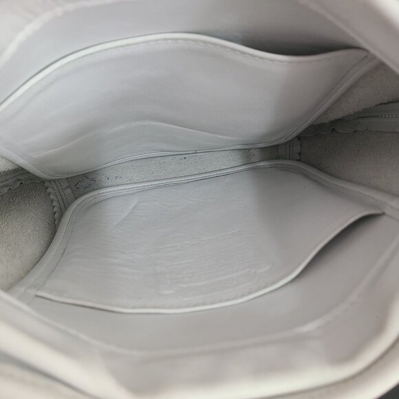 Coach Medium Framed Pouch Bag white leather - Picture 2 of 10